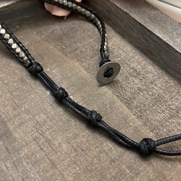 JBloom Black and Silver Beaded Wrap - Picture 6 of 6